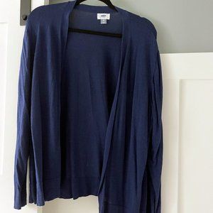 Old Navy Open-Front Navy Blue Cardigan - Size XXL